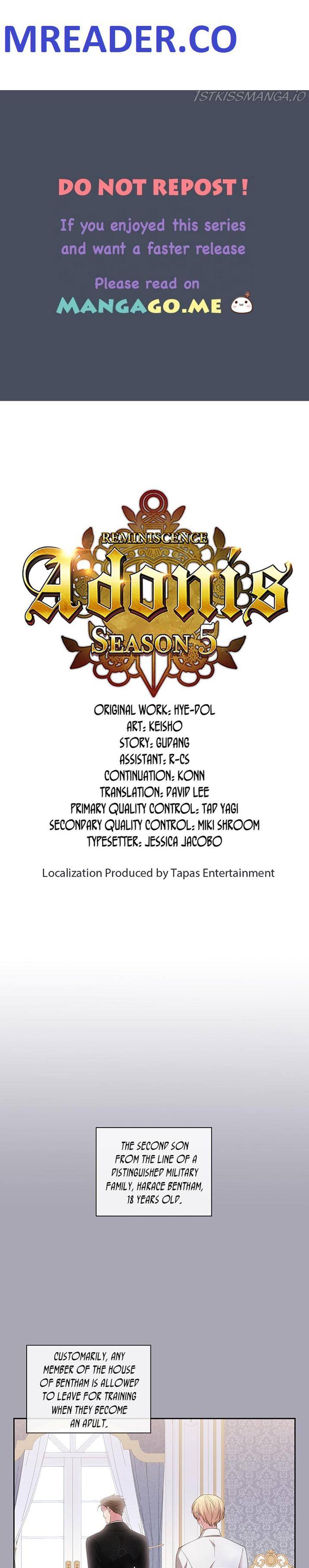 Reminiscence Adonis chapter 201 page 1