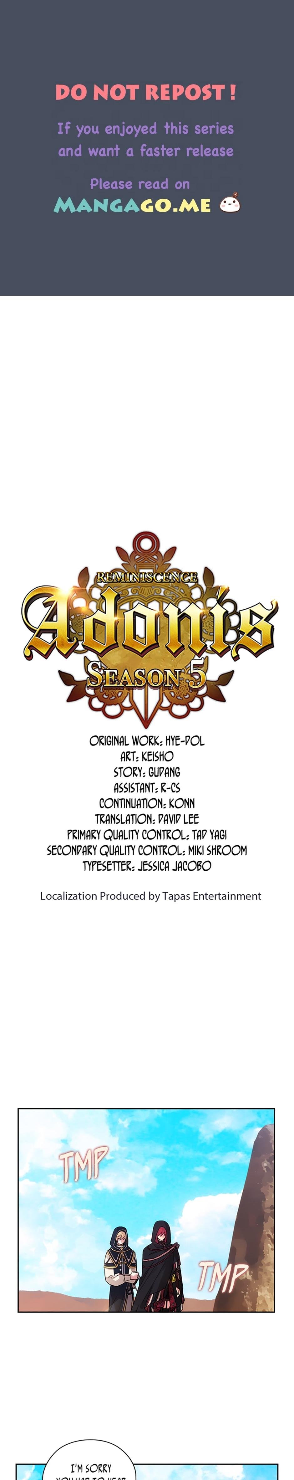 Reminiscence Adonis chapter 204 page 1
