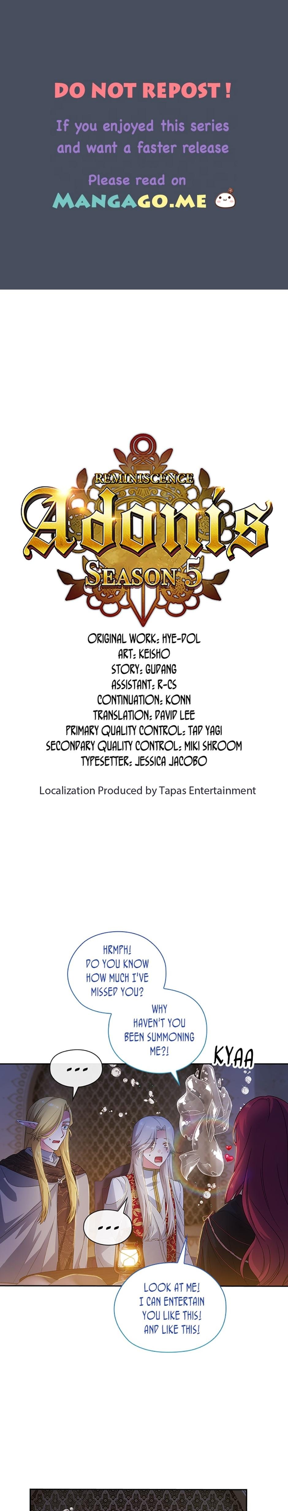 Reminiscence Adonis chapter 209 page 1
