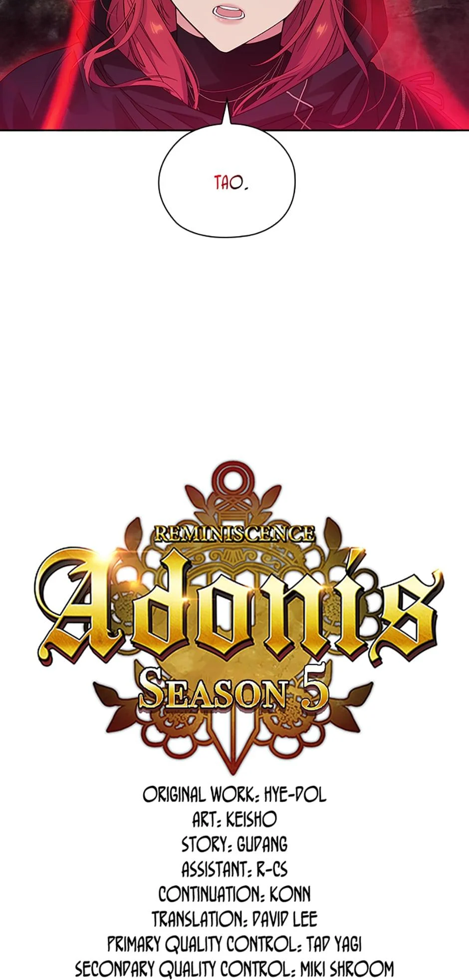 Reminiscence Adonis chapter 210 page 3