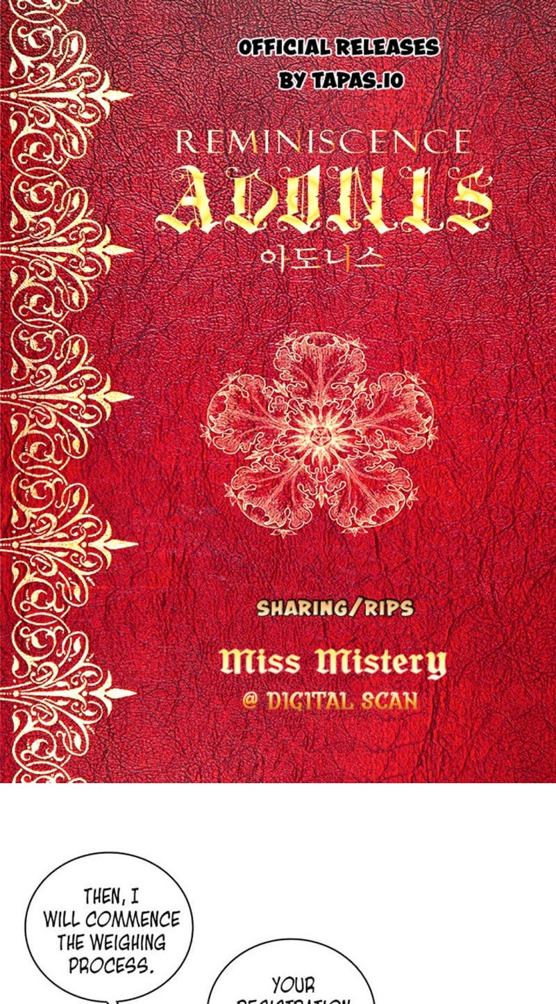 Reminiscence Adonis chapter 22 page 1