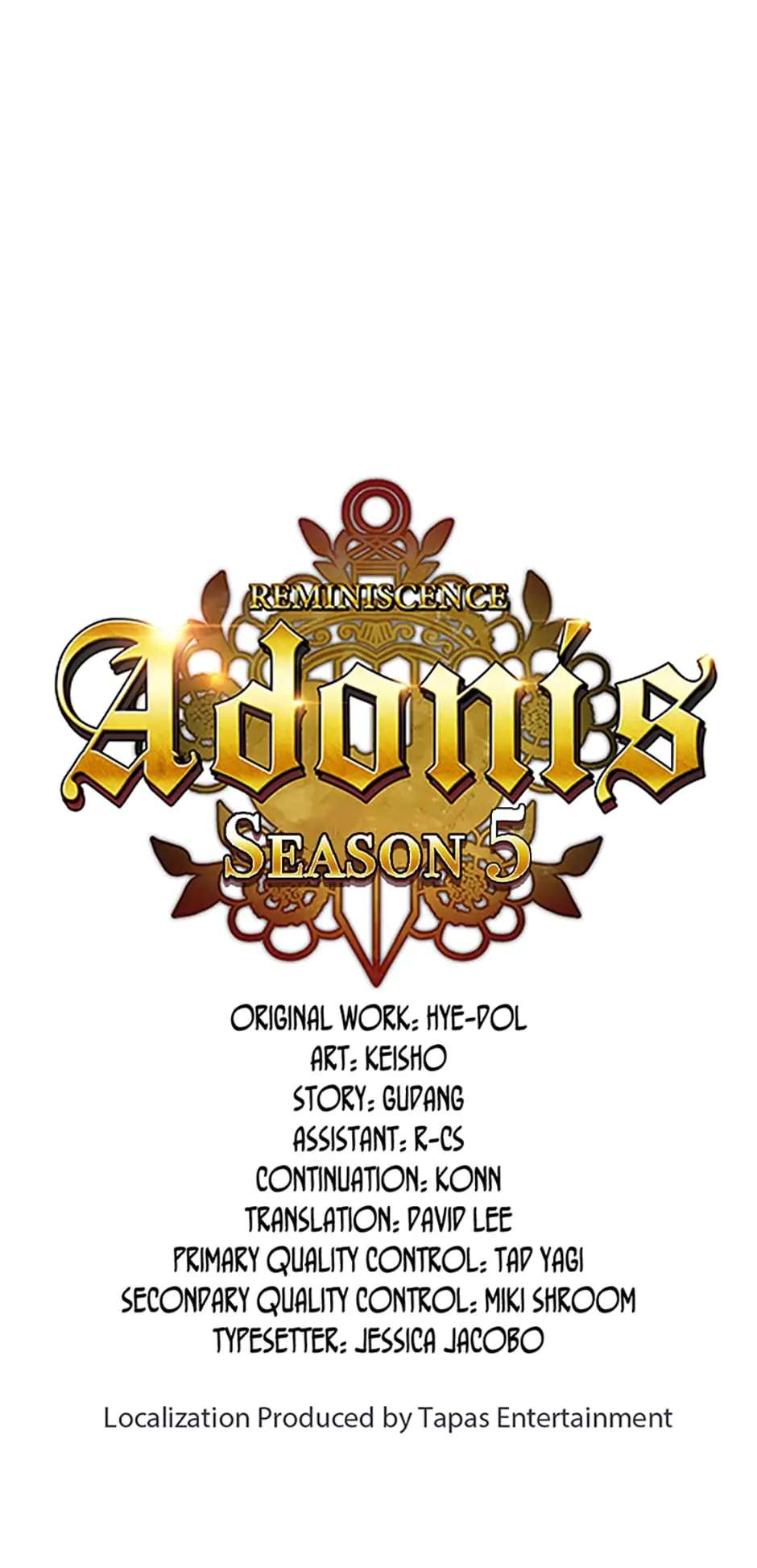 Reminiscence Adonis chapter 220 page 1