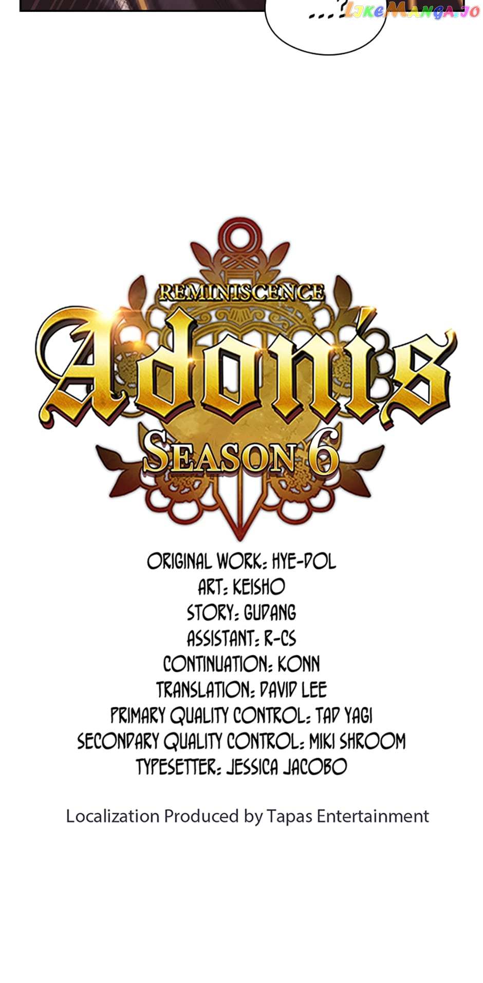 Reminiscence Adonis chapter 237 page 62