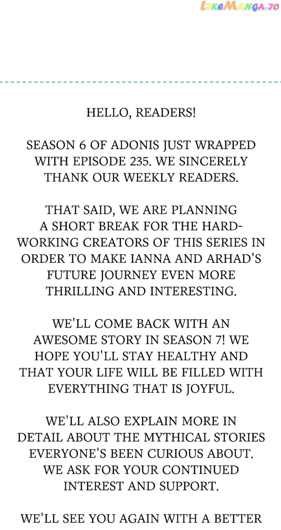 Reminiscence Adonis chapter 242 page 59