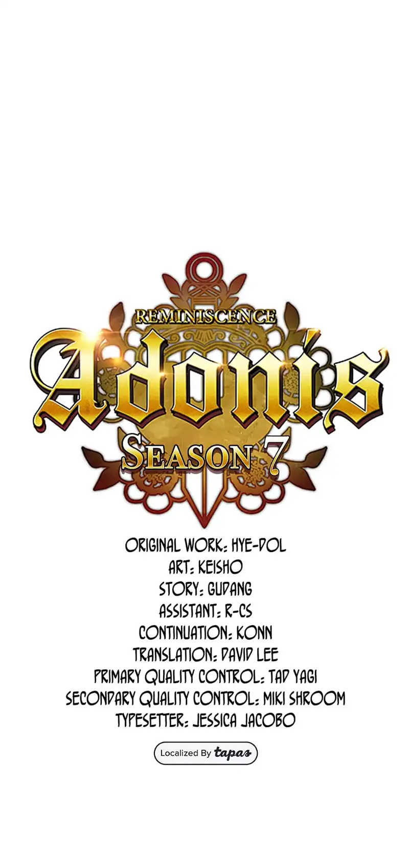Reminiscence Adonis chapter 248 page 1