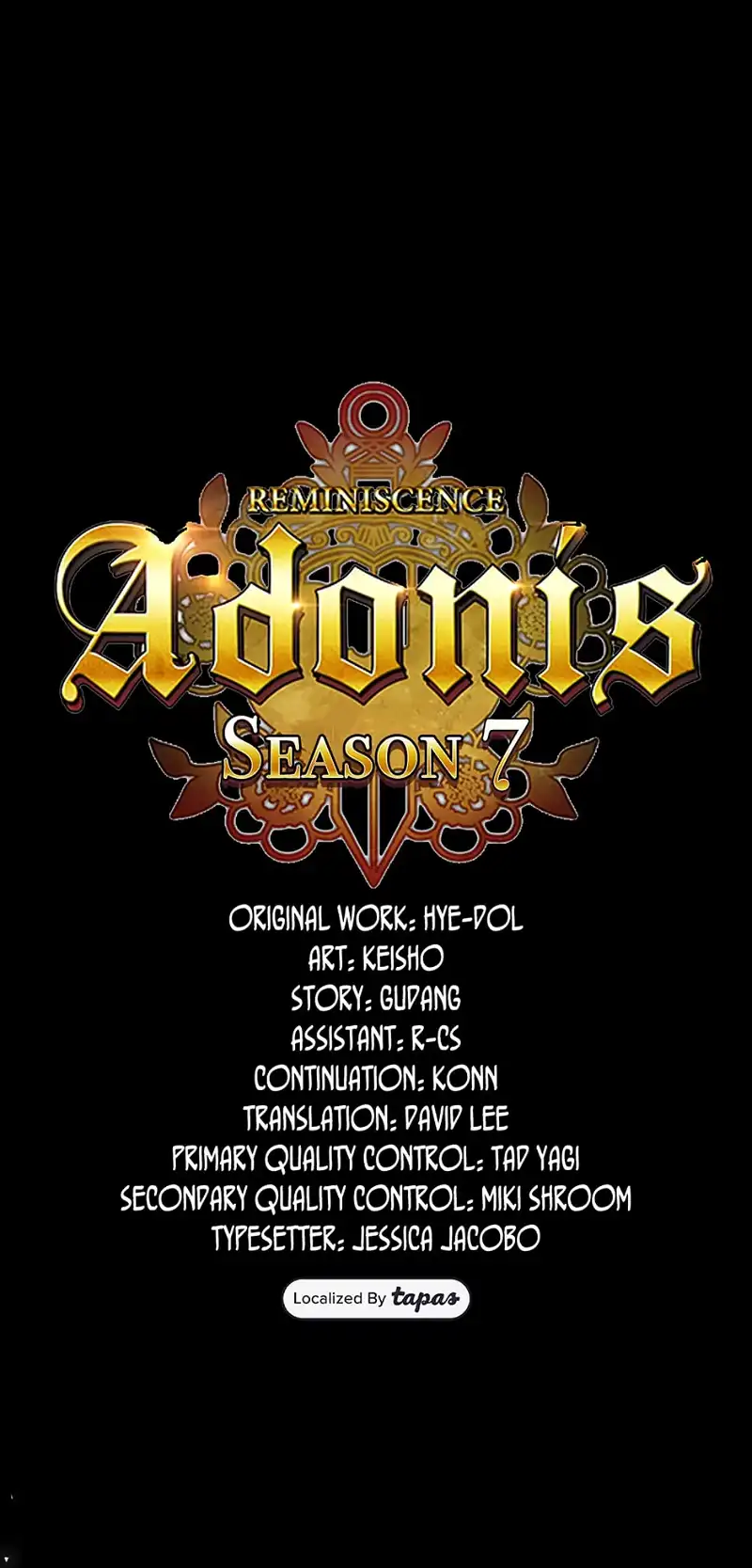 Reminiscence Adonis chapter 250 page 1