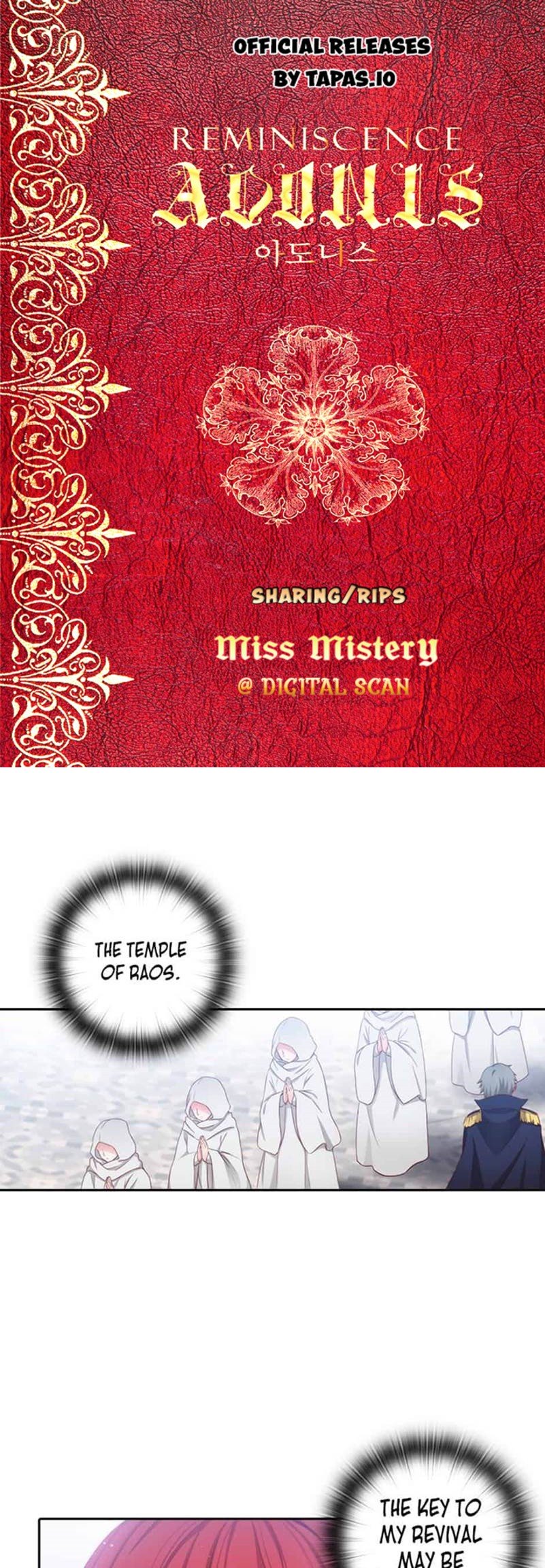 Reminiscence Adonis chapter 28 page 1