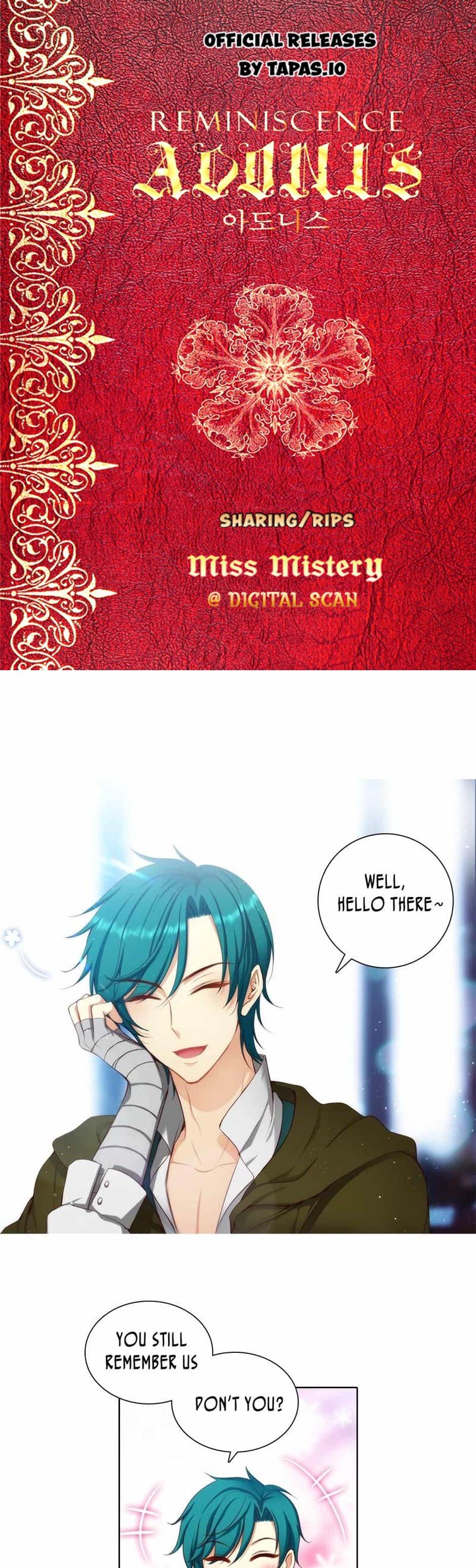 Reminiscence Adonis chapter 29 page 1