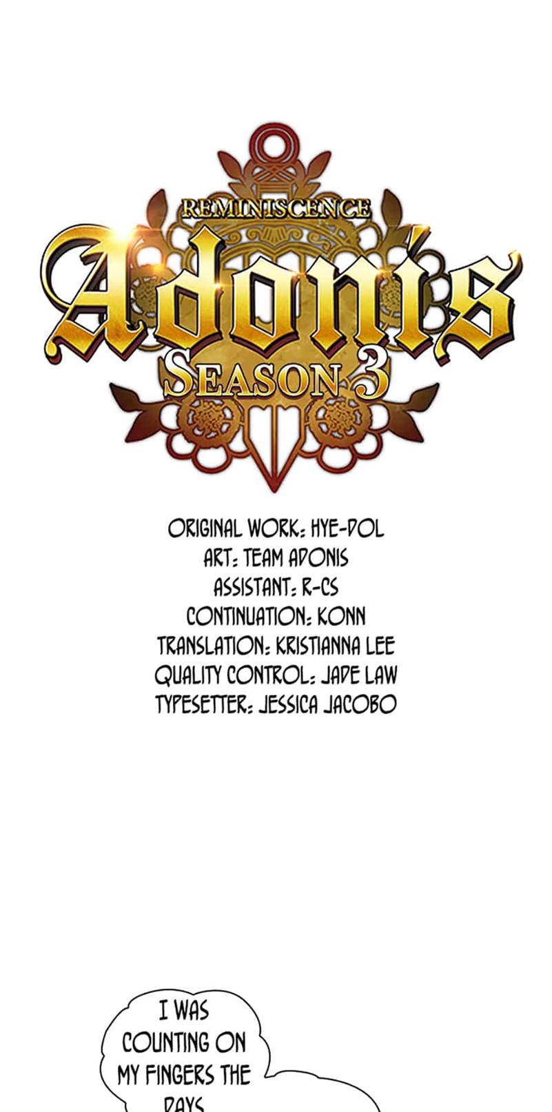 Reminiscence Adonis chapter 55 page 1