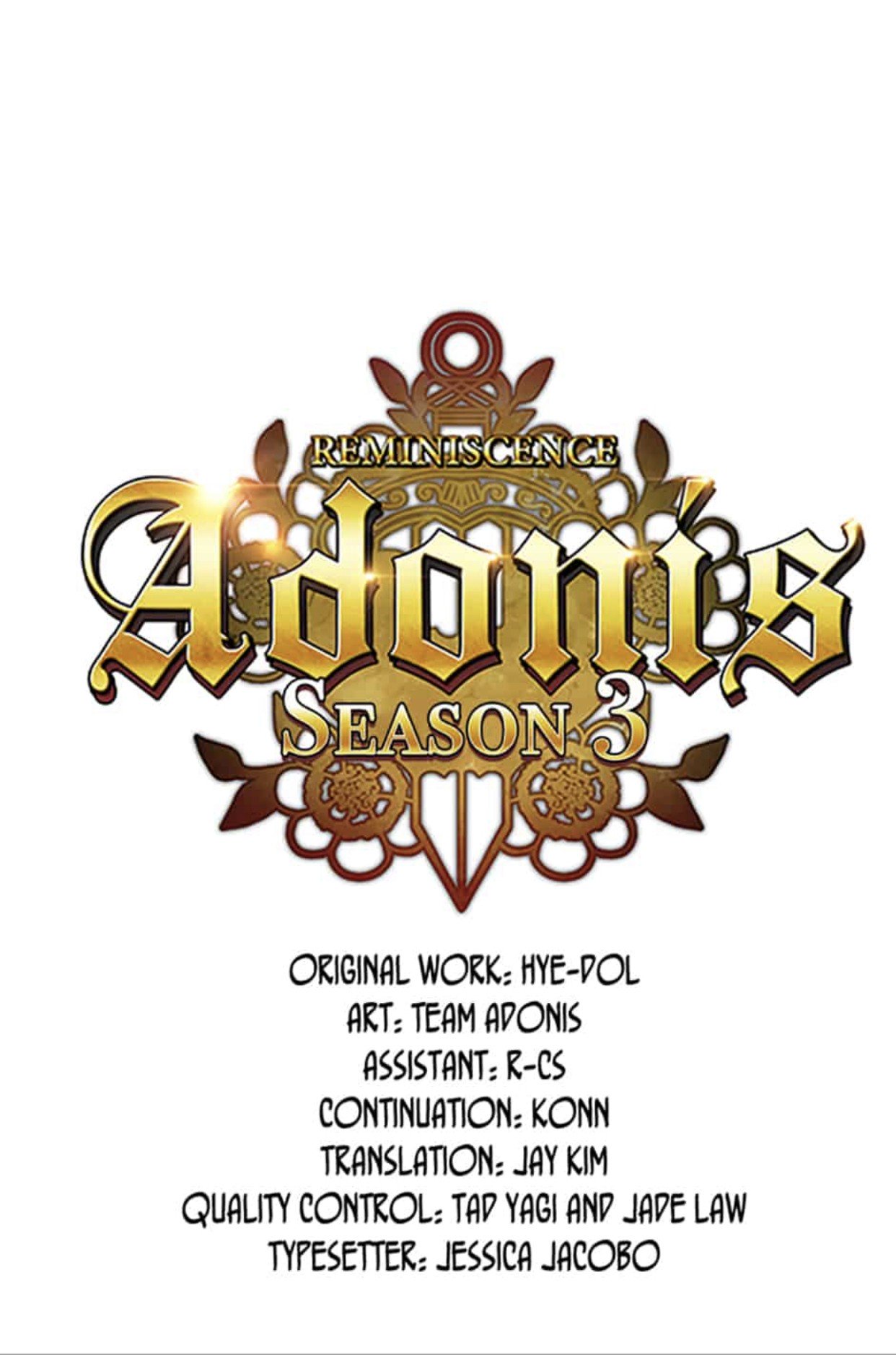 Reminiscence Adonis chapter 60 page 1