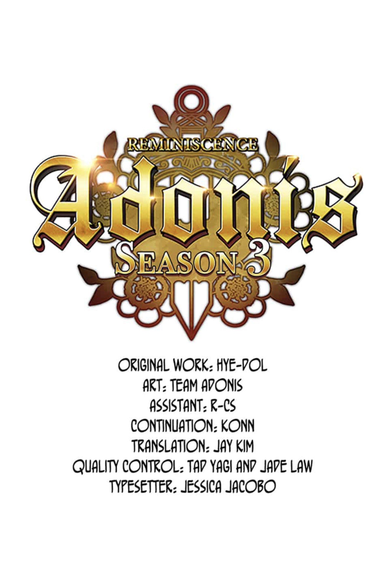 Reminiscence Adonis chapter 61 page 1