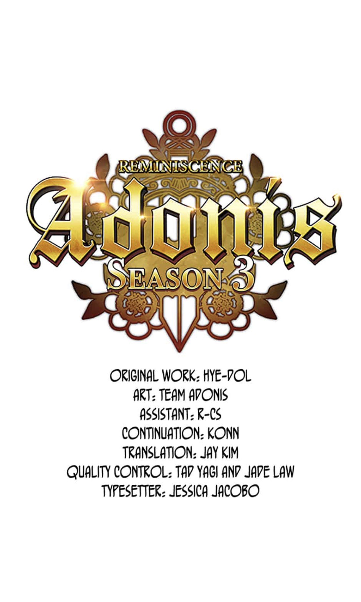 Reminiscence Adonis chapter 62 page 1