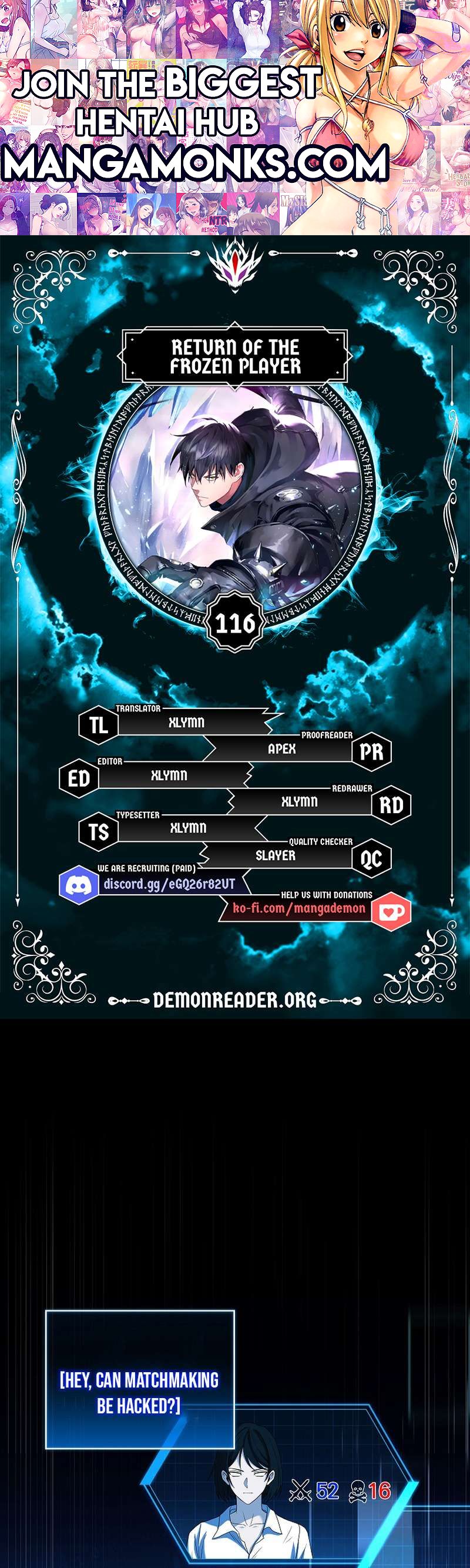 Return of the Frozen Player chapter 116 page 1