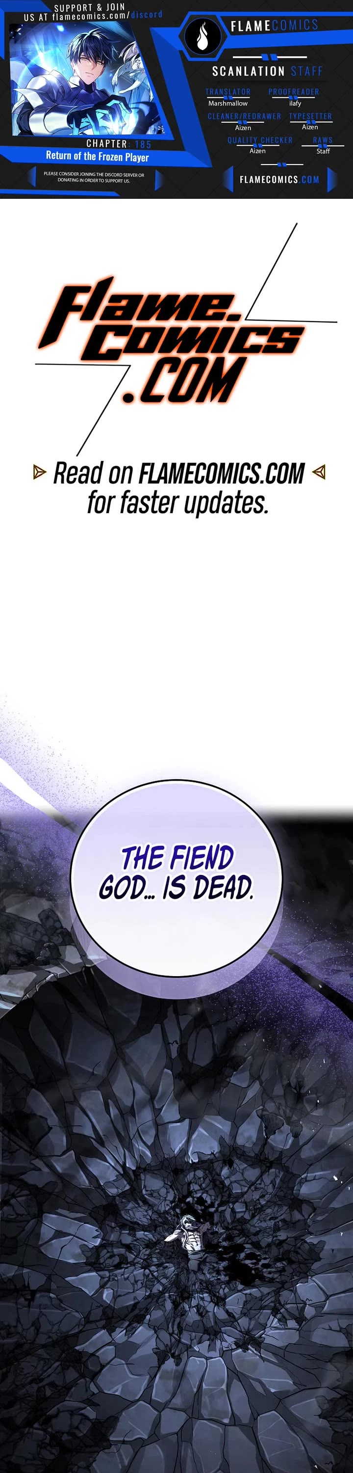 Return of the Frozen Player chapter 185 page 1