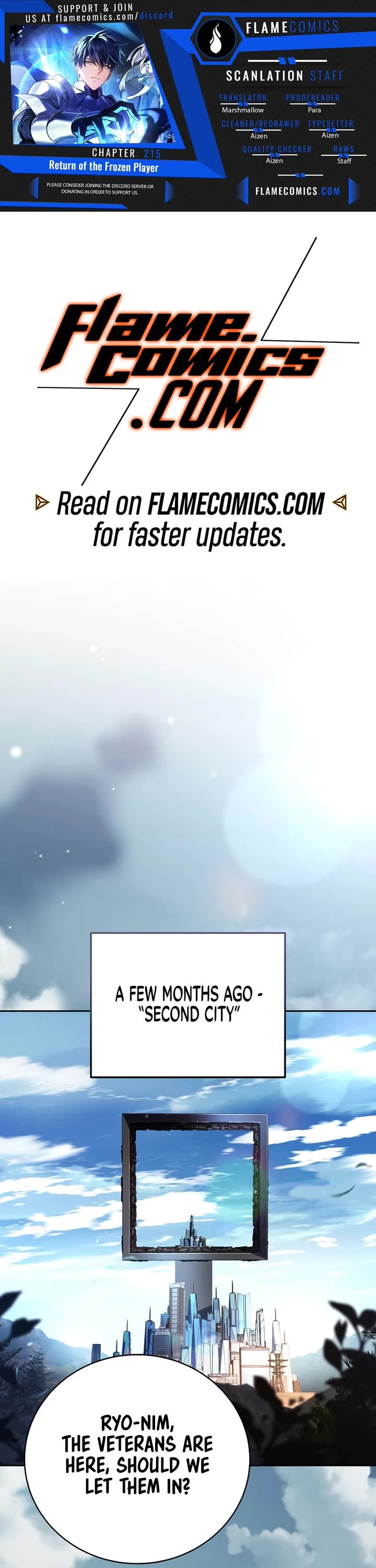 Return of the Frozen Player chapter 215 page 1
