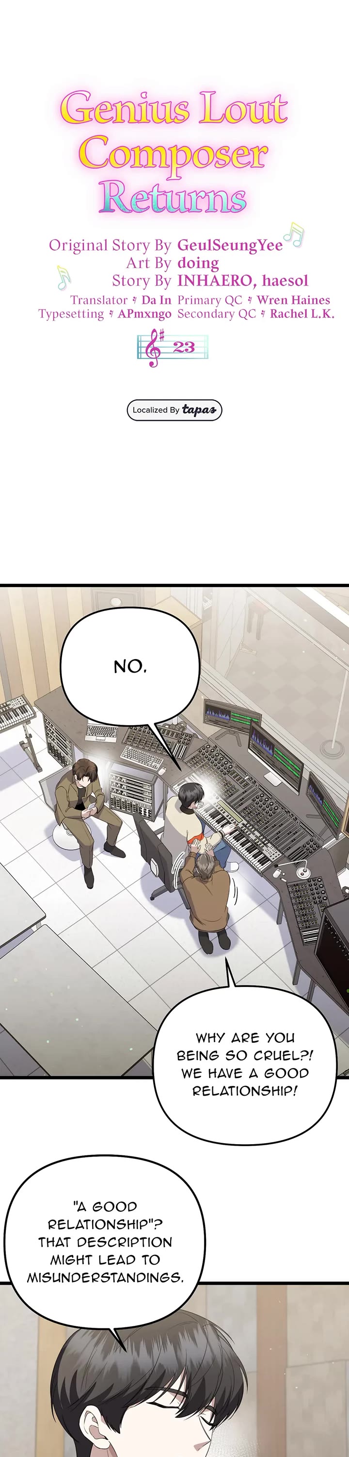 Return of the Genius Composer chapter 23 page 1
