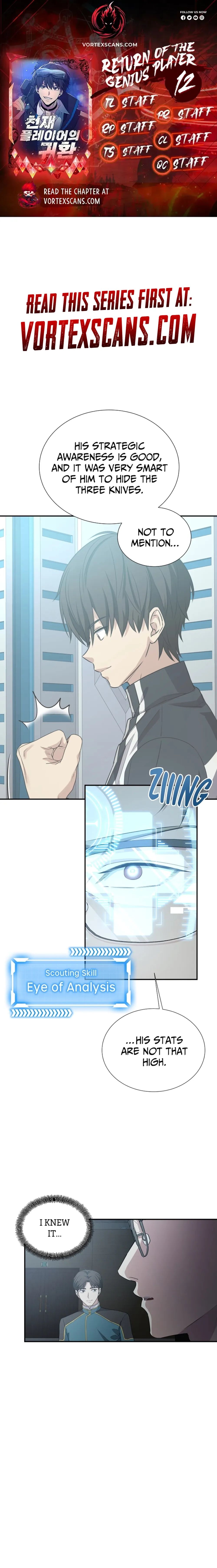 Return Of The Genius Player chapter 12 page 1