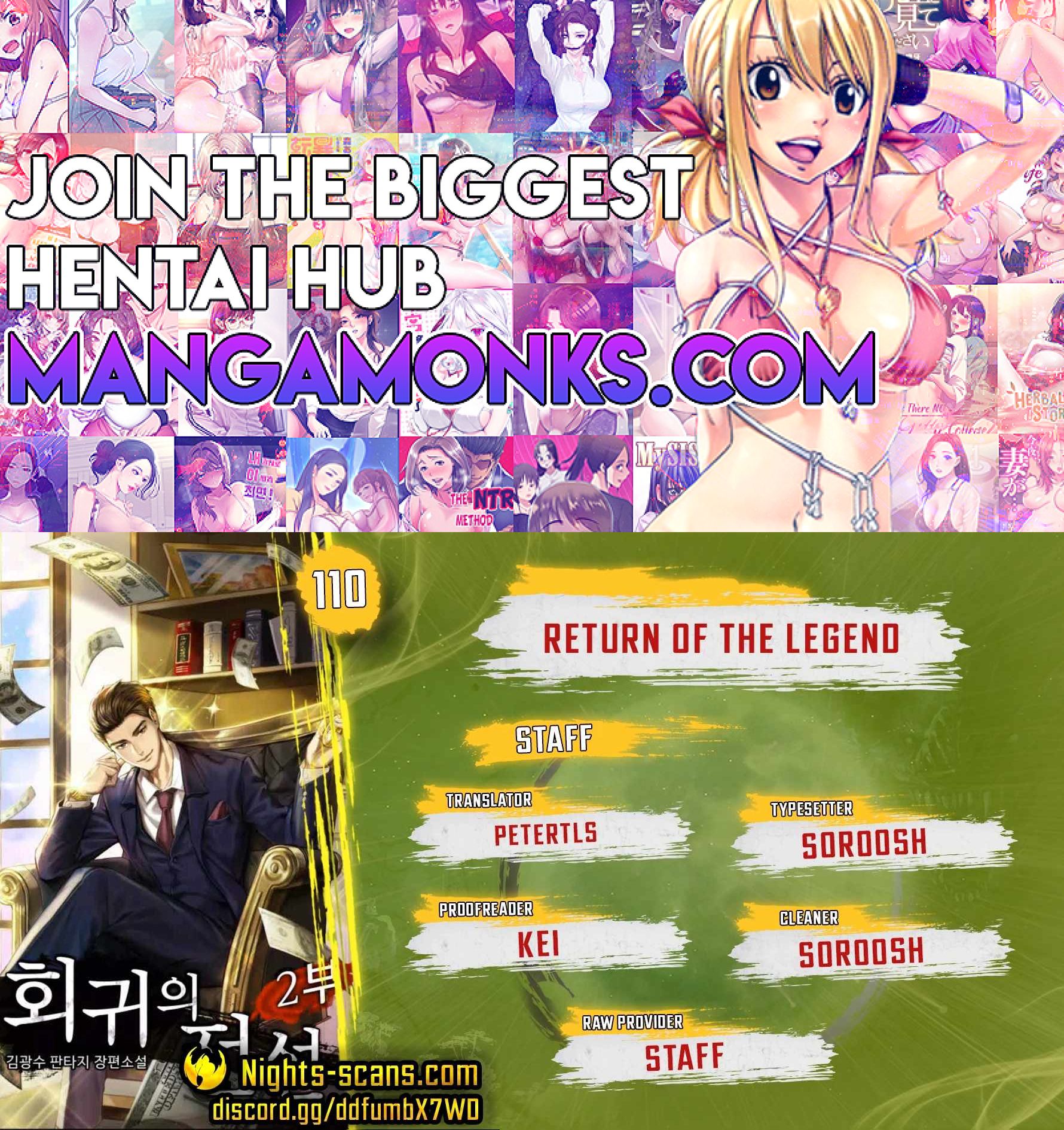 Return of the Legend chapter 110 page 1