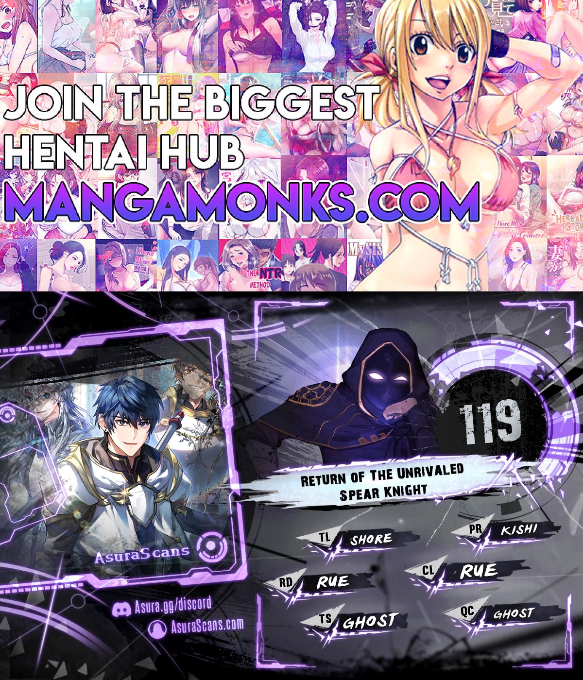 Return of the Legendary Spear Knight chapter 119 page 1