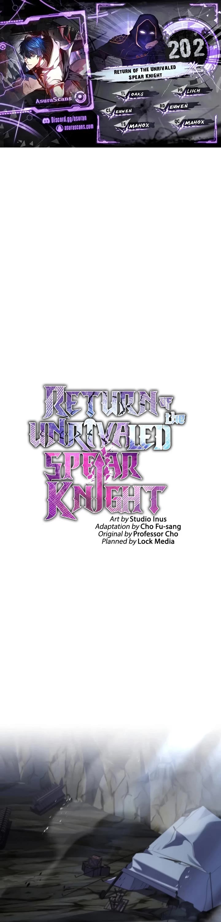 Return of the Legendary Spear Knight chapter 202 page 1