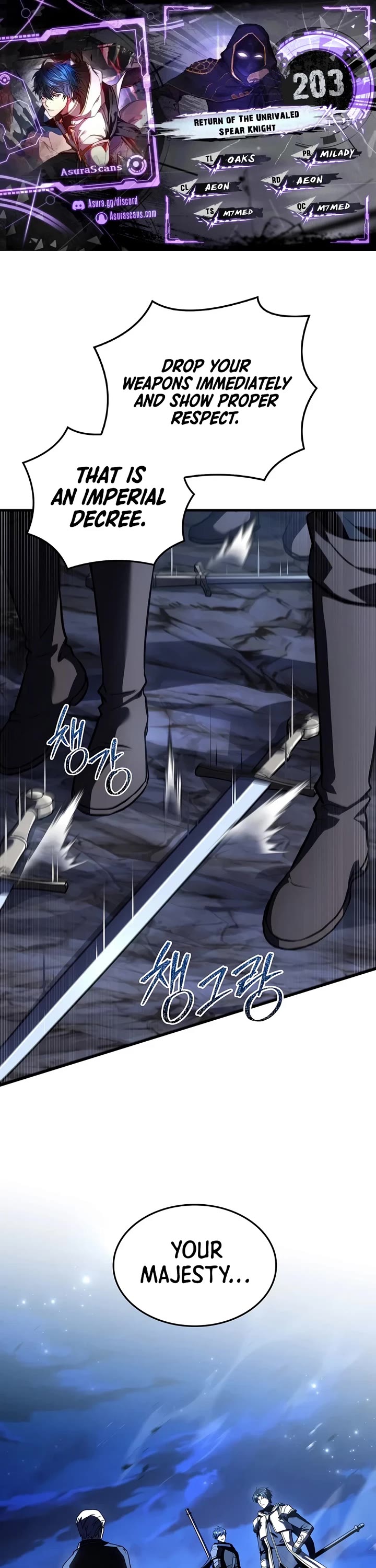 Return of the Legendary Spear Knight chapter 203 page 1