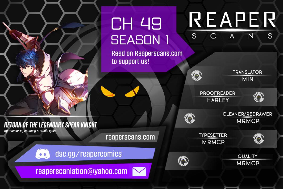 Return of the Legendary Spear Knight chapter 49 page 1