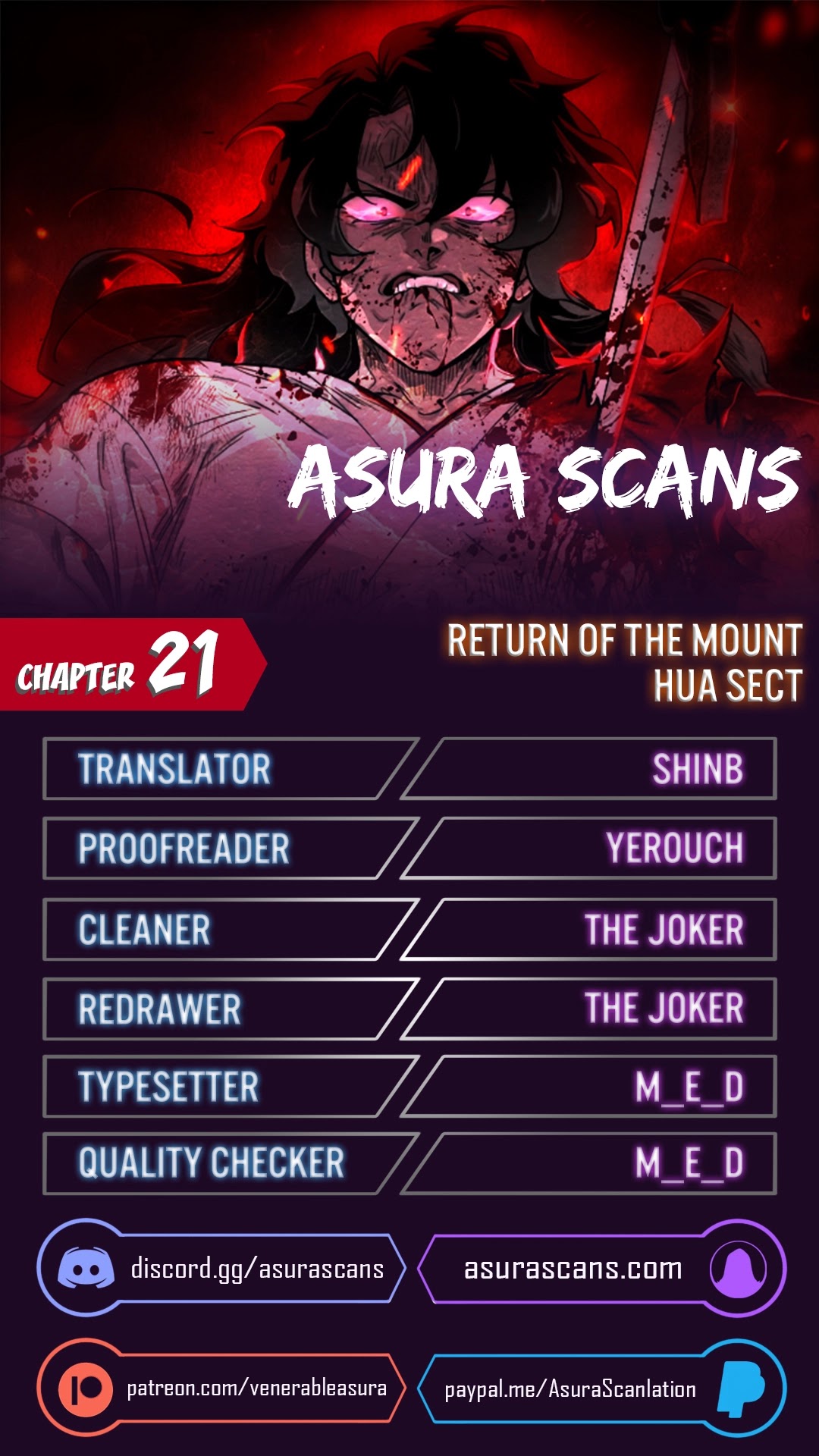 Return of the Mount Hua Sect chapter 21 page 1