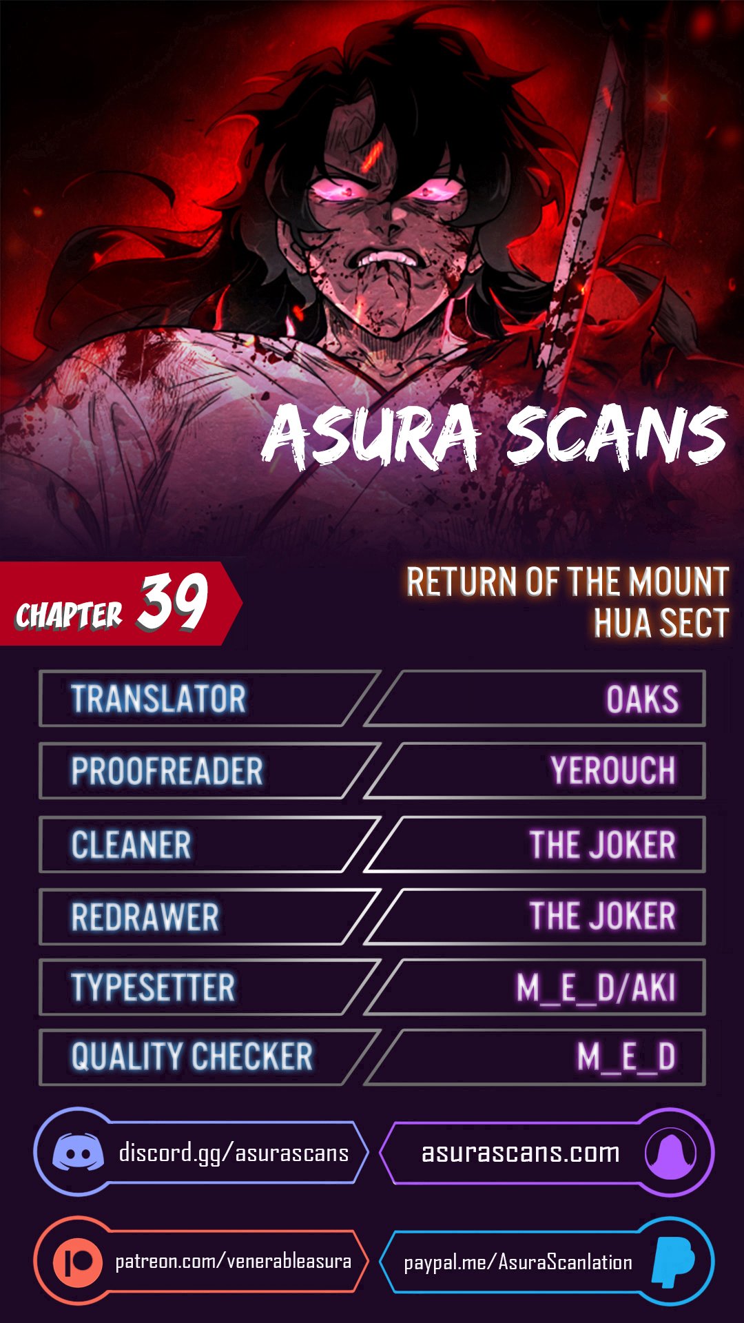 Return of the Mount Hua Sect chapter 39 page 1