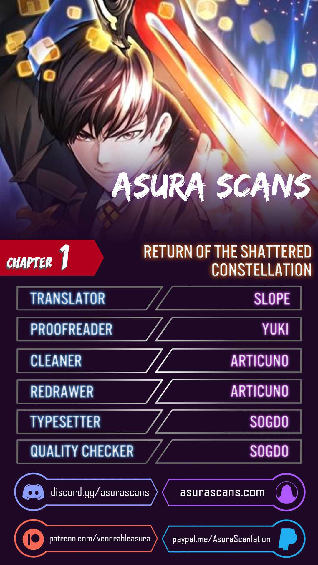 Return Of The Shattered Constellation chapter 1 page 1