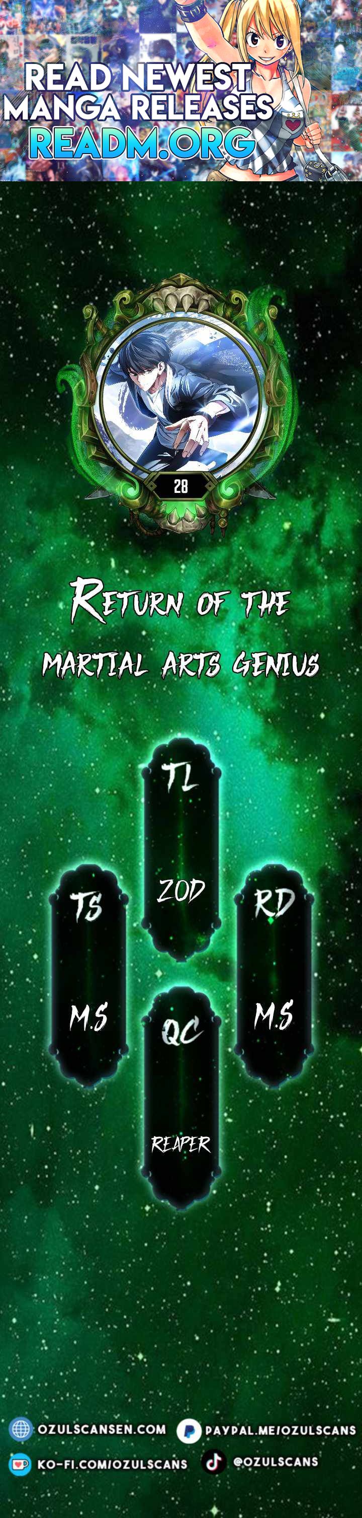 Returned as a Martial Genius chapter 28 page 1