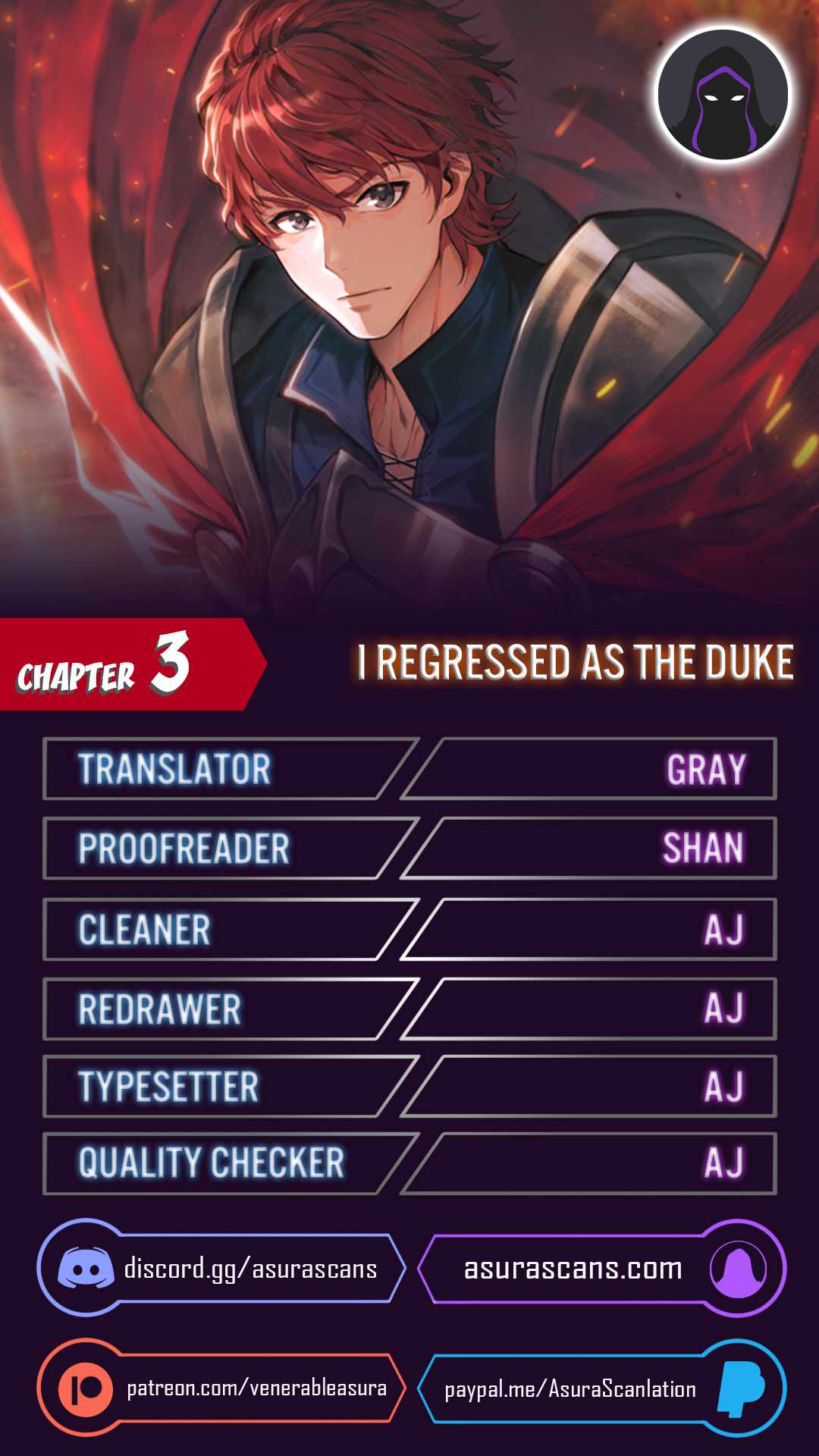 Returned as the Duke chapter 3 page 1