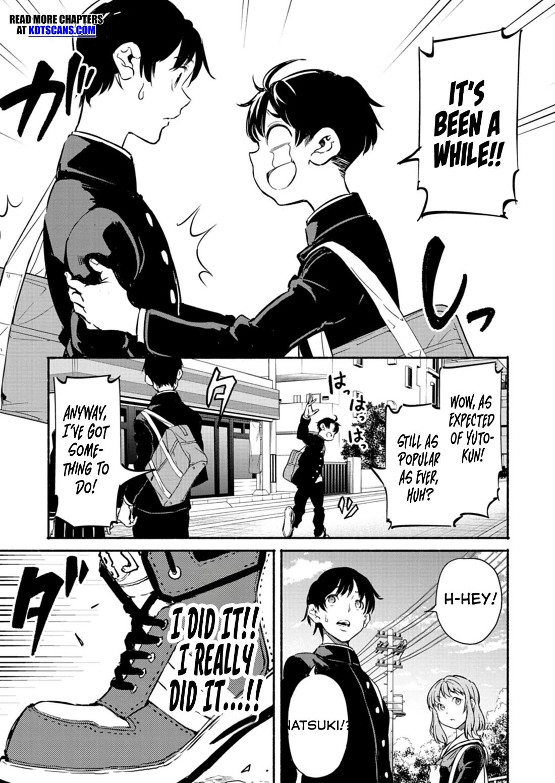 Returned from Another World, Earth Turned Out to Be Quite the Fantasy Too. Also, Losing Heroines, Stop Looking This Way chapter 1 page 10