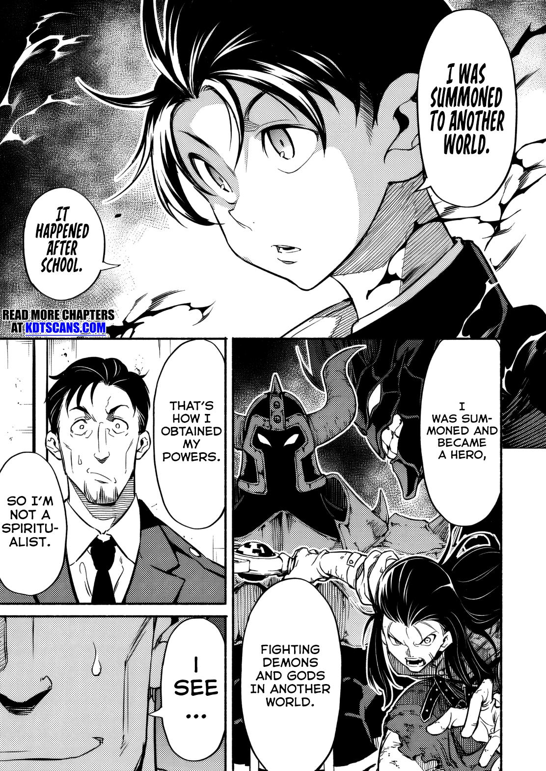 Returned from Another World, Earth Turned Out to Be Quite the Fantasy Too. Also, Losing Heroines, Stop Looking This Way chapter 2 page 14