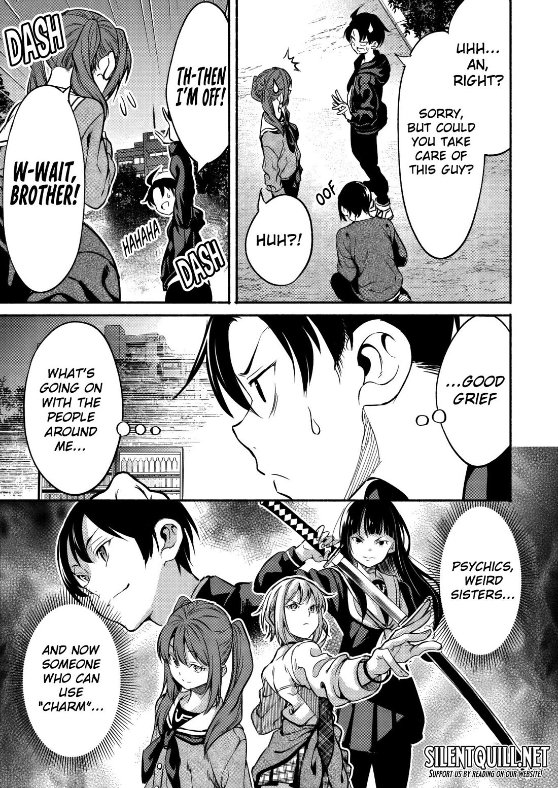 Returned from Another World, Earth Turned Out to Be Quite the Fantasy Too. Also, Losing Heroines, Stop Looking This Way chapter 4 page 24