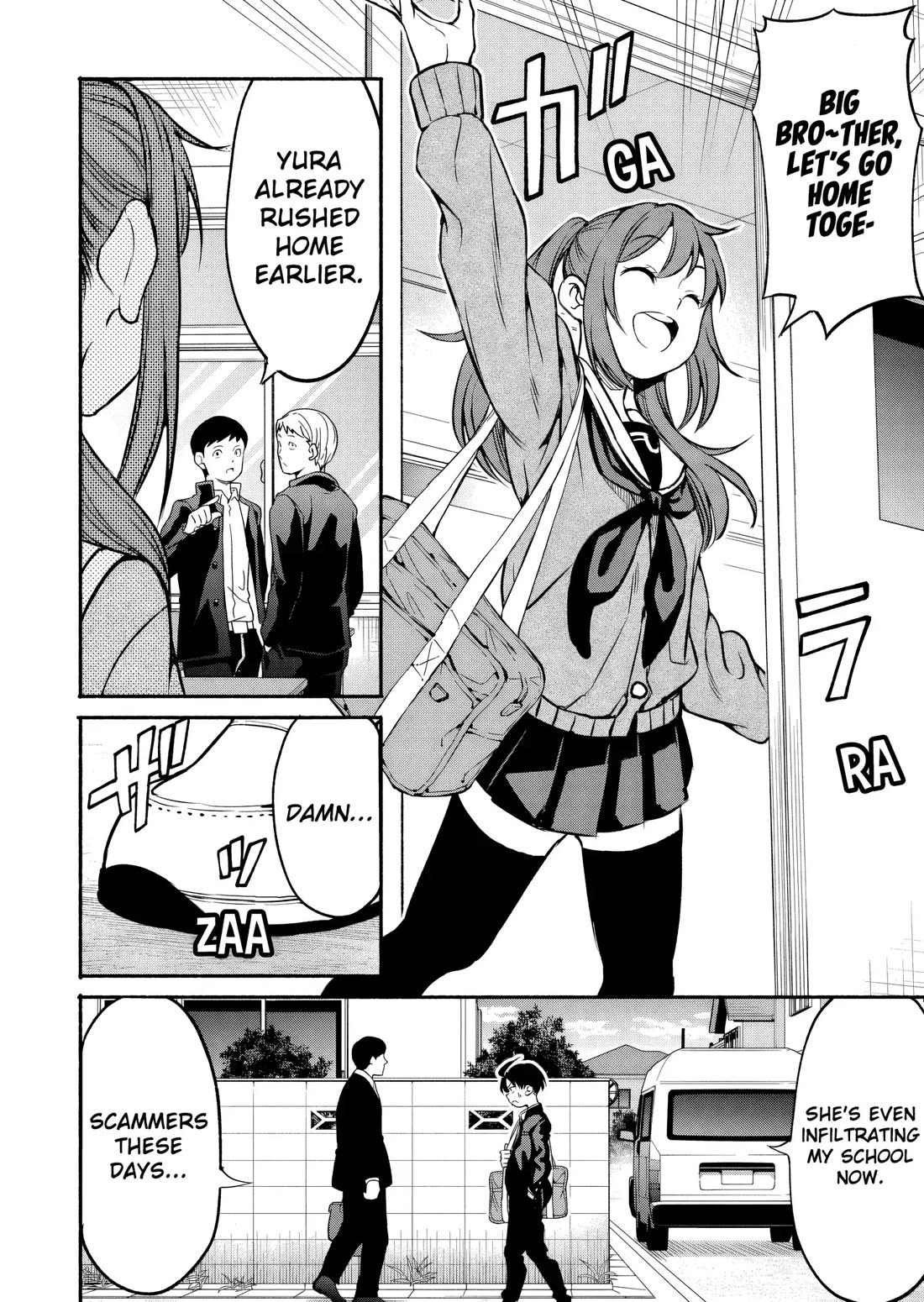 Returned from Another World, Earth Turned Out to Be Quite the Fantasy Too. Also, Losing Heroines, Stop Looking This Way chapter 4 page 9