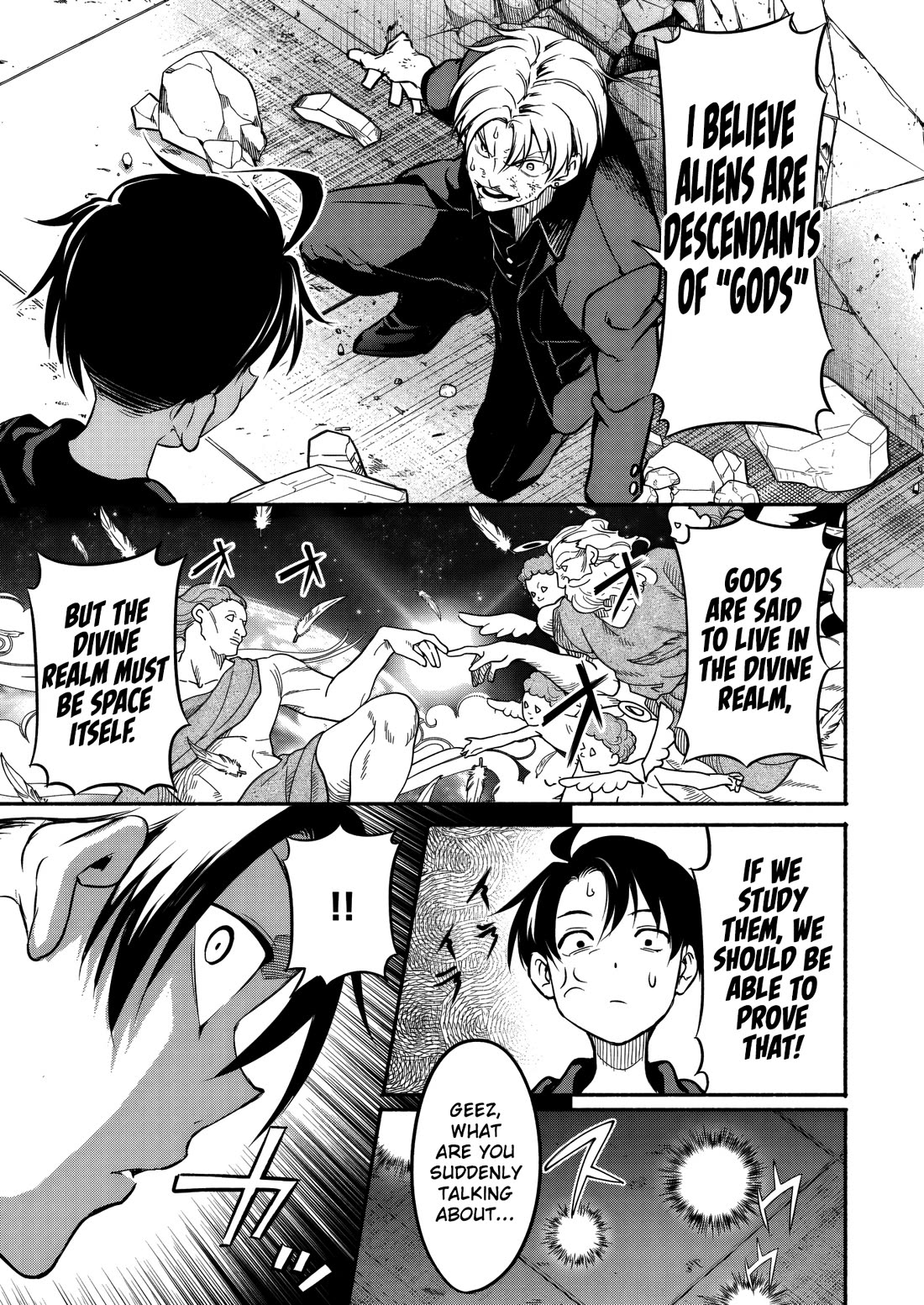 Returned from Another World, Earth Turned Out to Be Quite the Fantasy Too. Also, Losing Heroines, Stop Looking This Way chapter 5 page 34