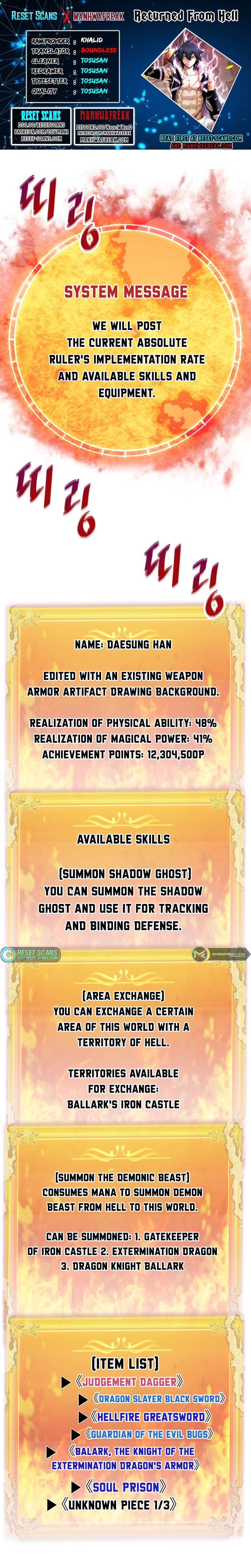 Returned from Hell chapter 47 page 1