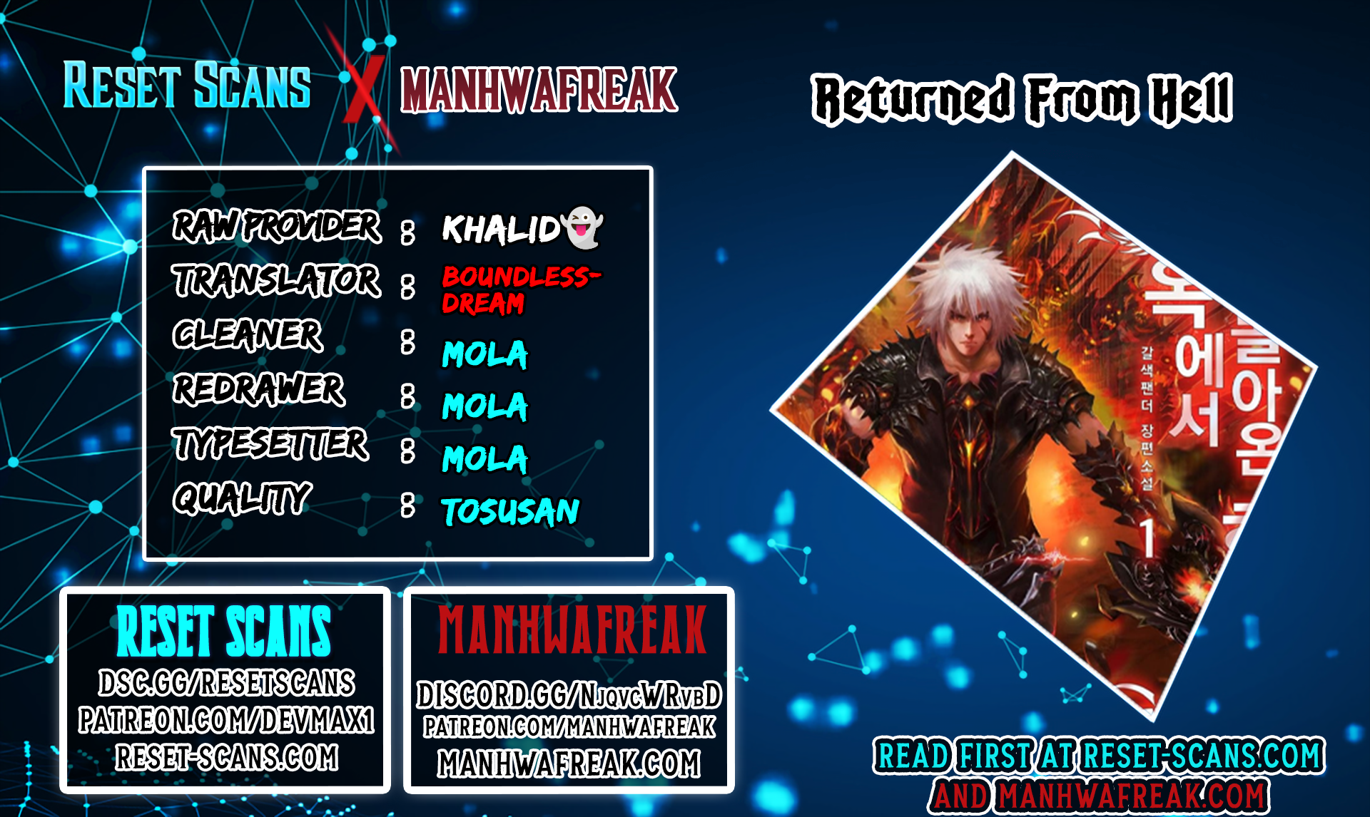 Returned from Hell chapter 5 page 1