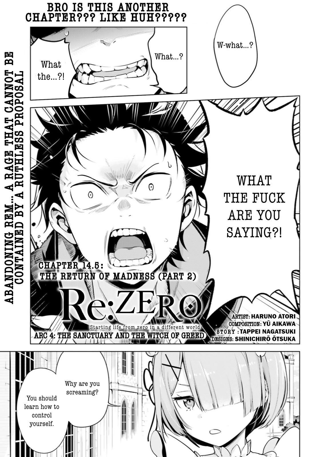 Re:Zero Kara Hajimeru Isekai Seikatsu Dai 4-shou - Seiiki to Gouyoku no Majo chapter 14.5 page 1