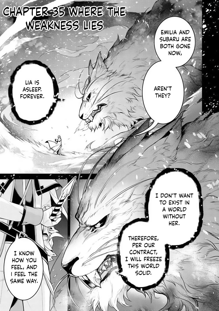 Re:Zero Kara Hajimeru Isekai Seikatsu Dai 4-shou - Seiiki to Gouyoku no Majo chapter 35 page 1