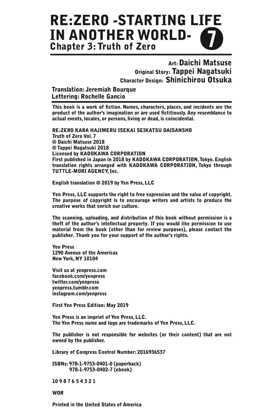 Re:Zero kara Hajimeru Isekai Seikatsu - Daisanshou - Truth of Zero chapter 32 page 36