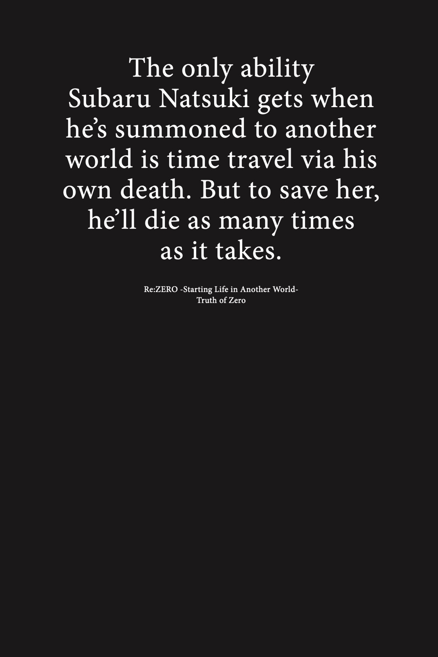 Re:Zero kara Hajimeru Isekai Seikatsu - Daisanshou - Truth of Zero chapter 42 page 33