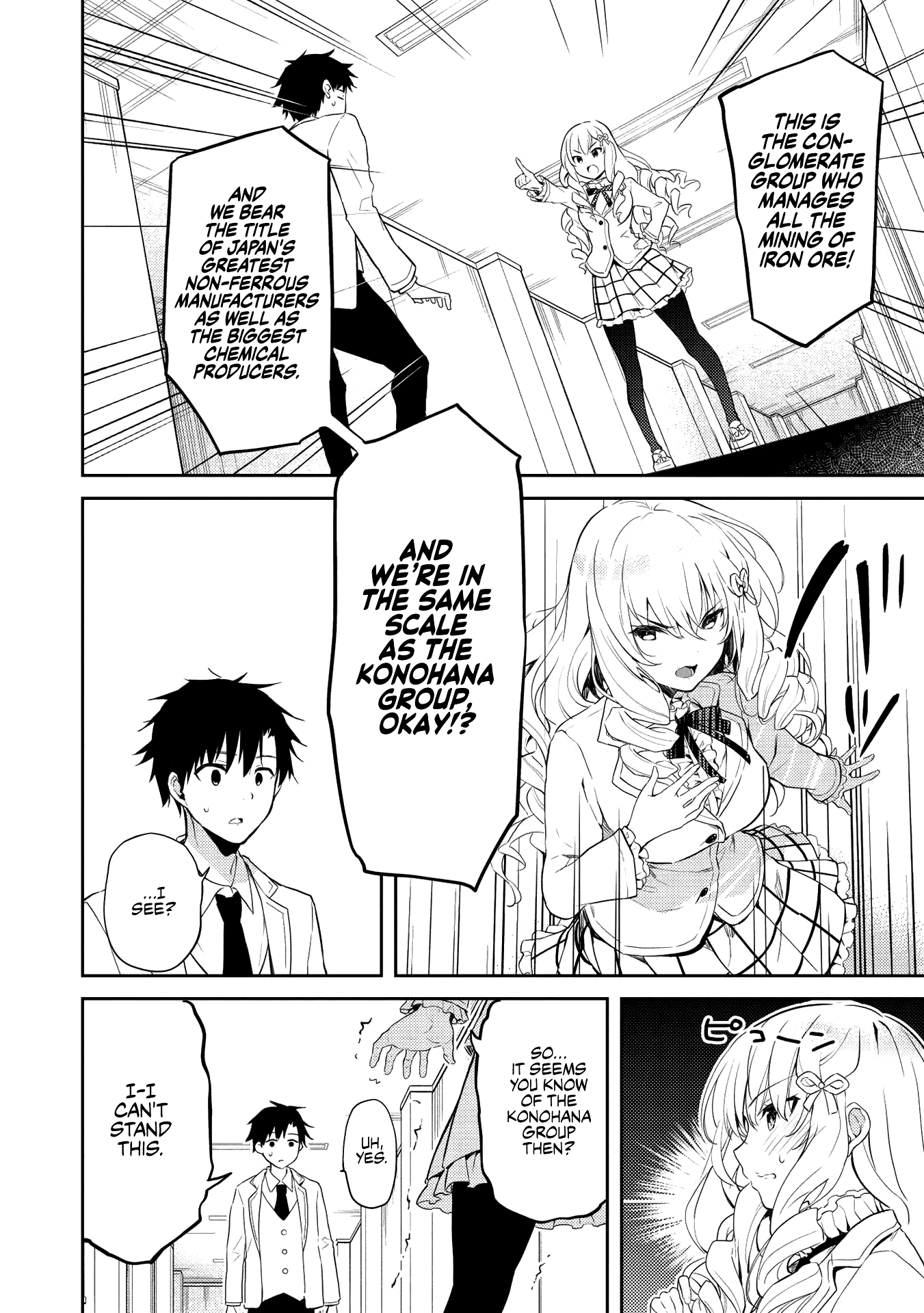 Rich Girl Caretaker chapter 5 page 8