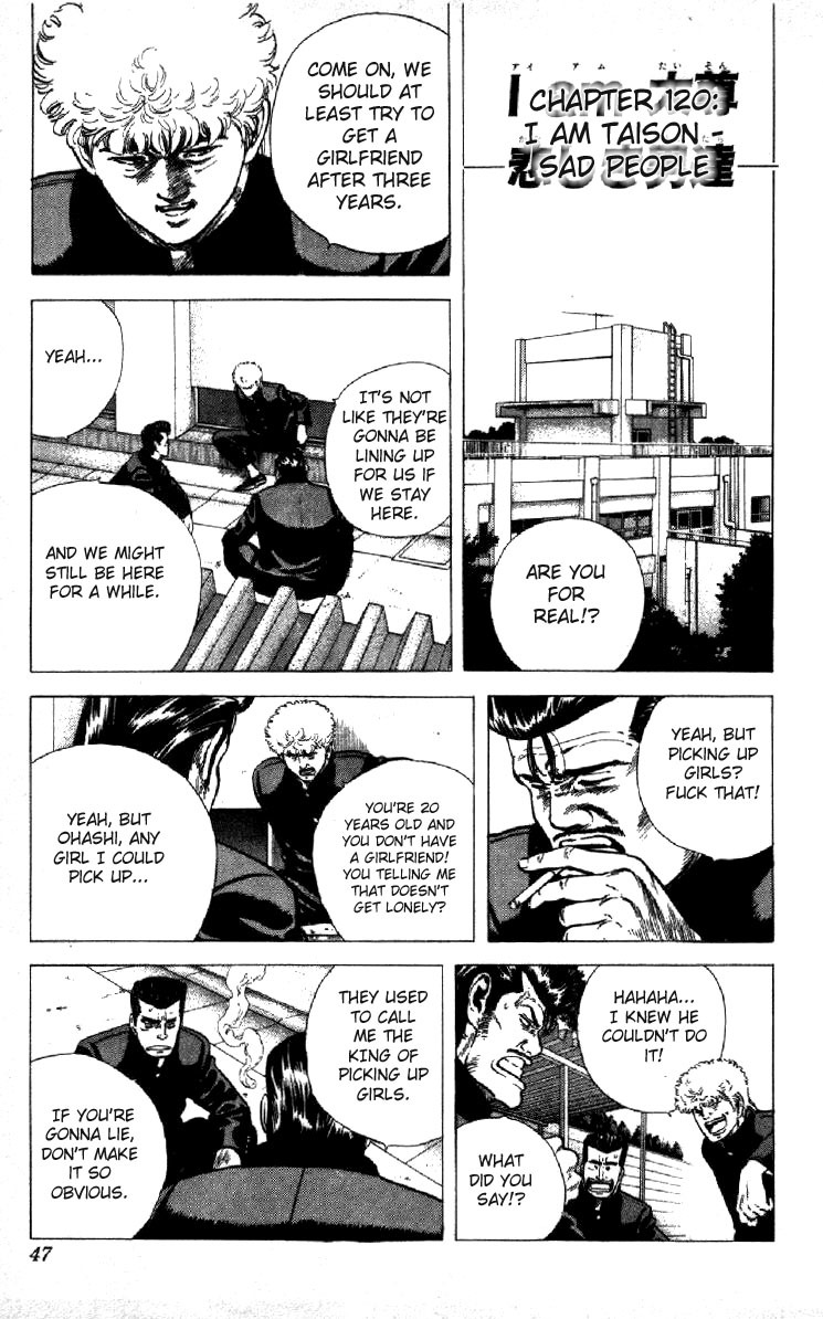 Rokudenashi Blues chapter 120 page 1