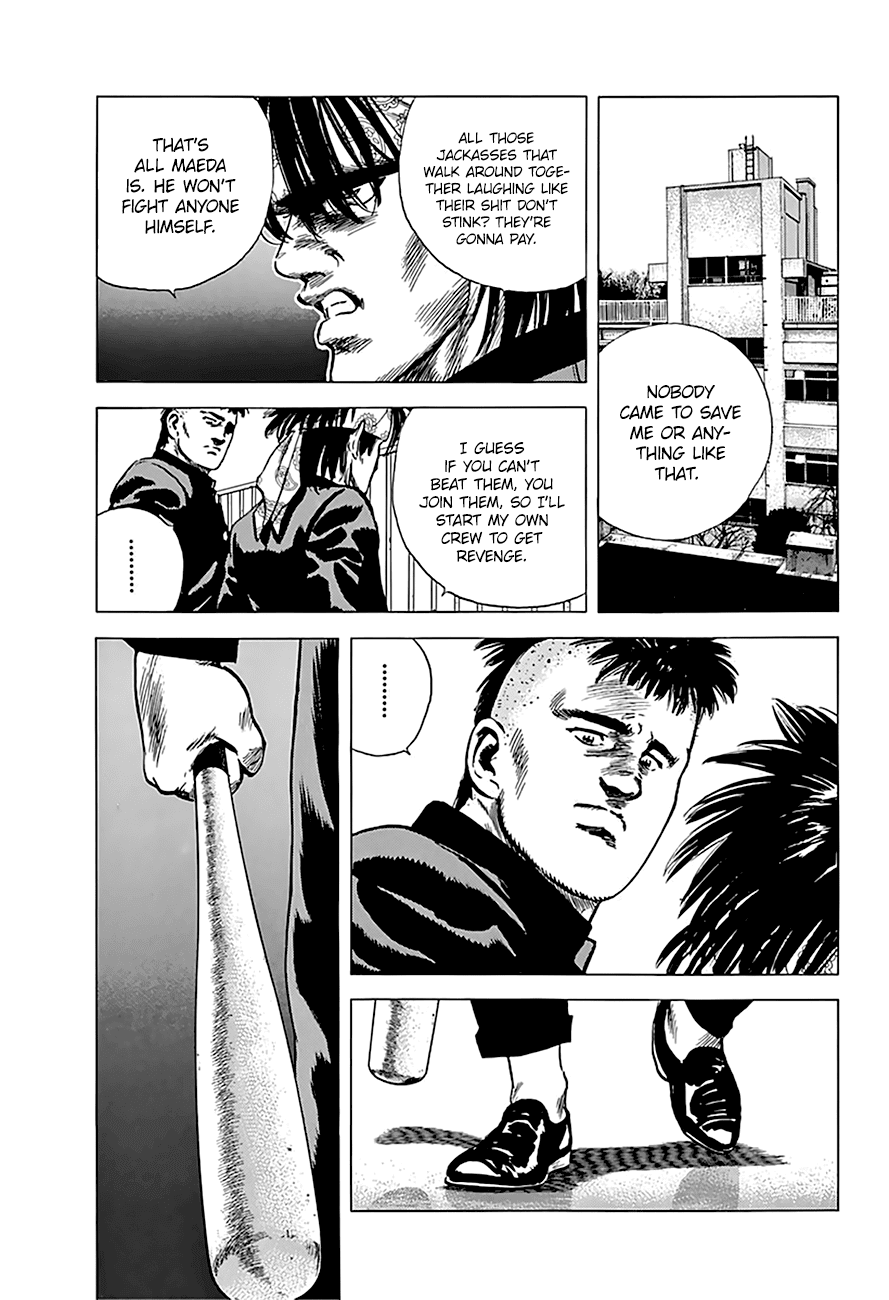 Rokudenashi Blues chapter 163 page 14