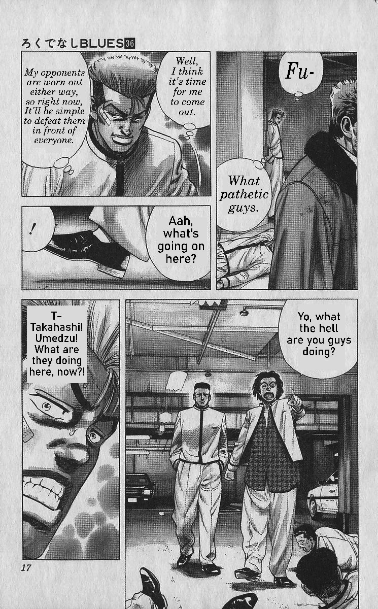 Rokudenashi Blues chapter 349 page 19
