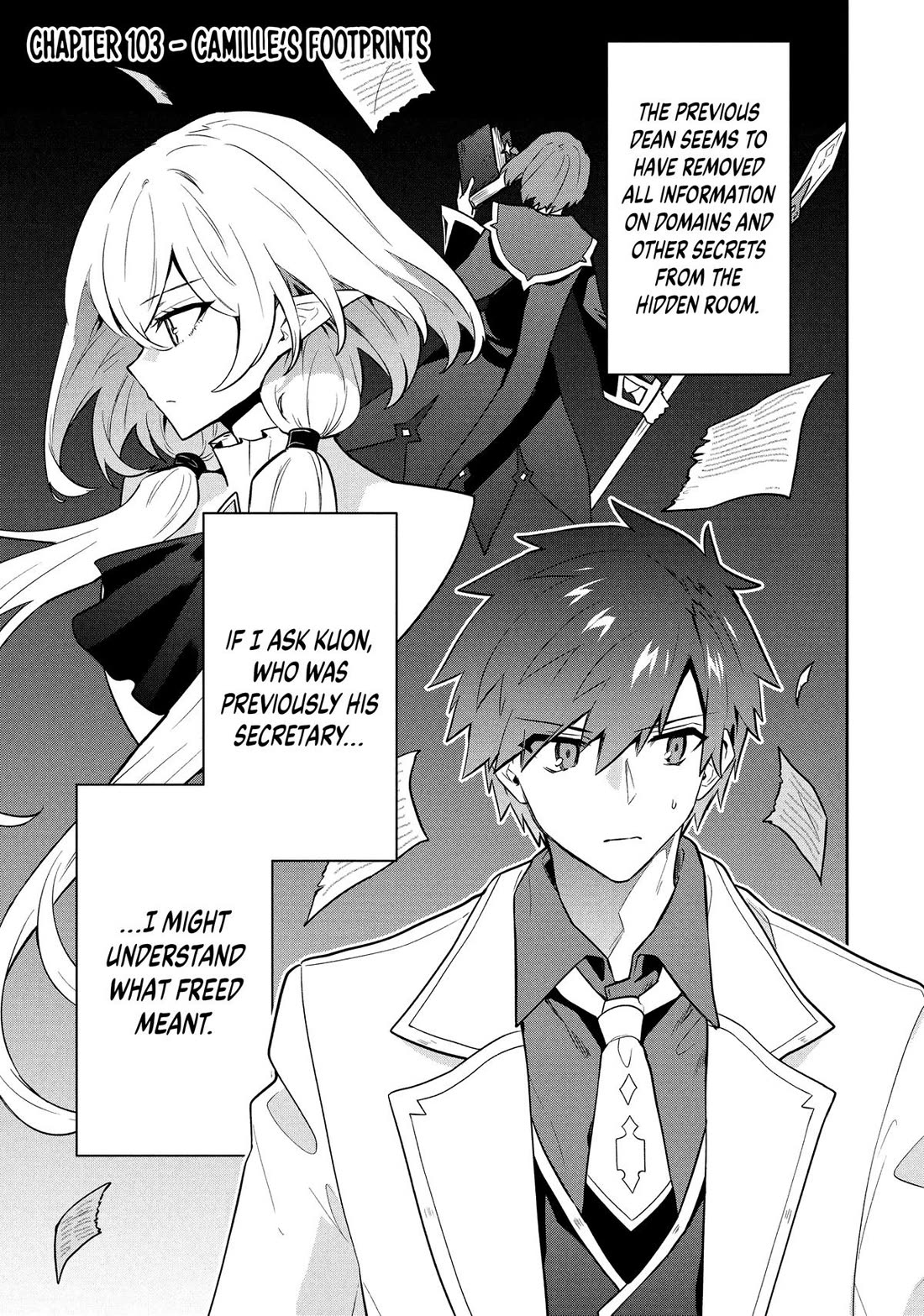 Rokuhime wa Kami Goe ni Koi ni Suru chapter 103 page 3