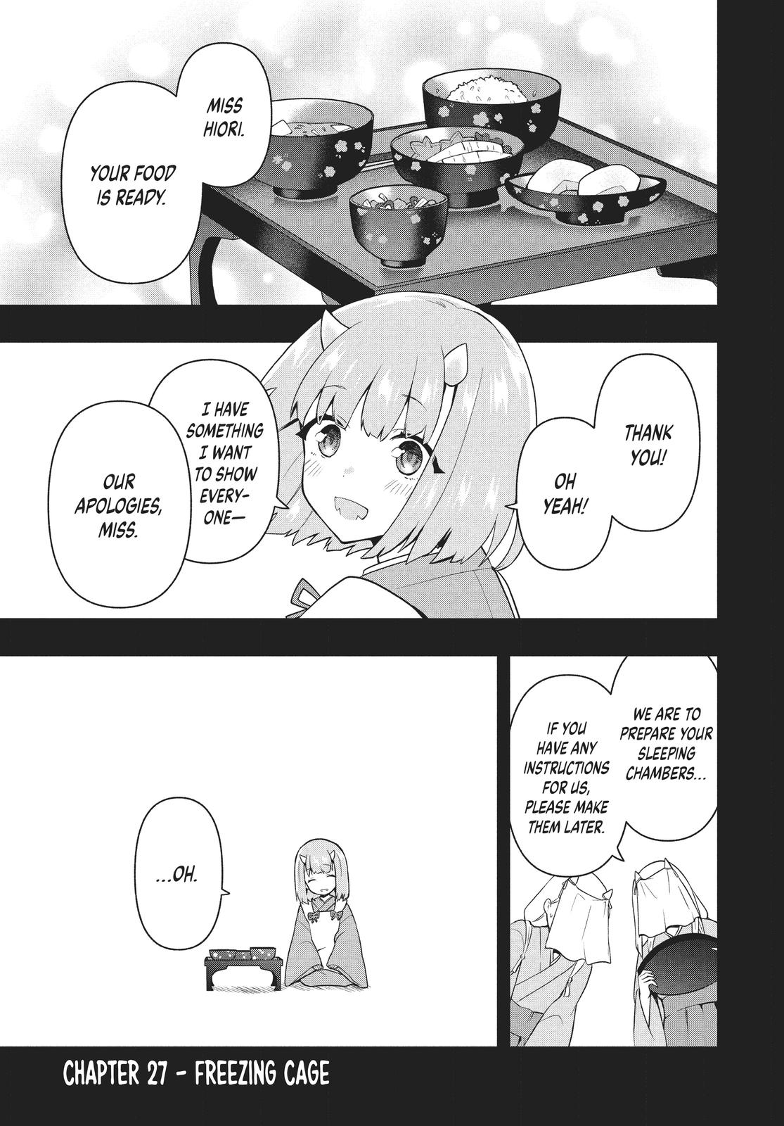 Rokuhime wa Kami Goe ni Koi ni Suru chapter 27 page 1