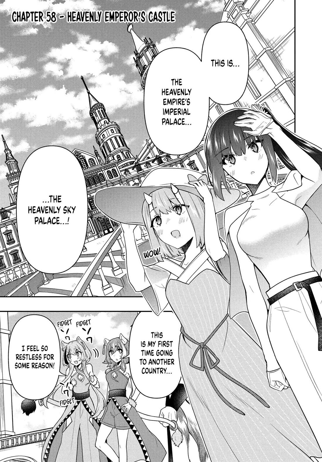 Rokuhime wa Kami Goe ni Koi ni Suru chapter 58 page 1