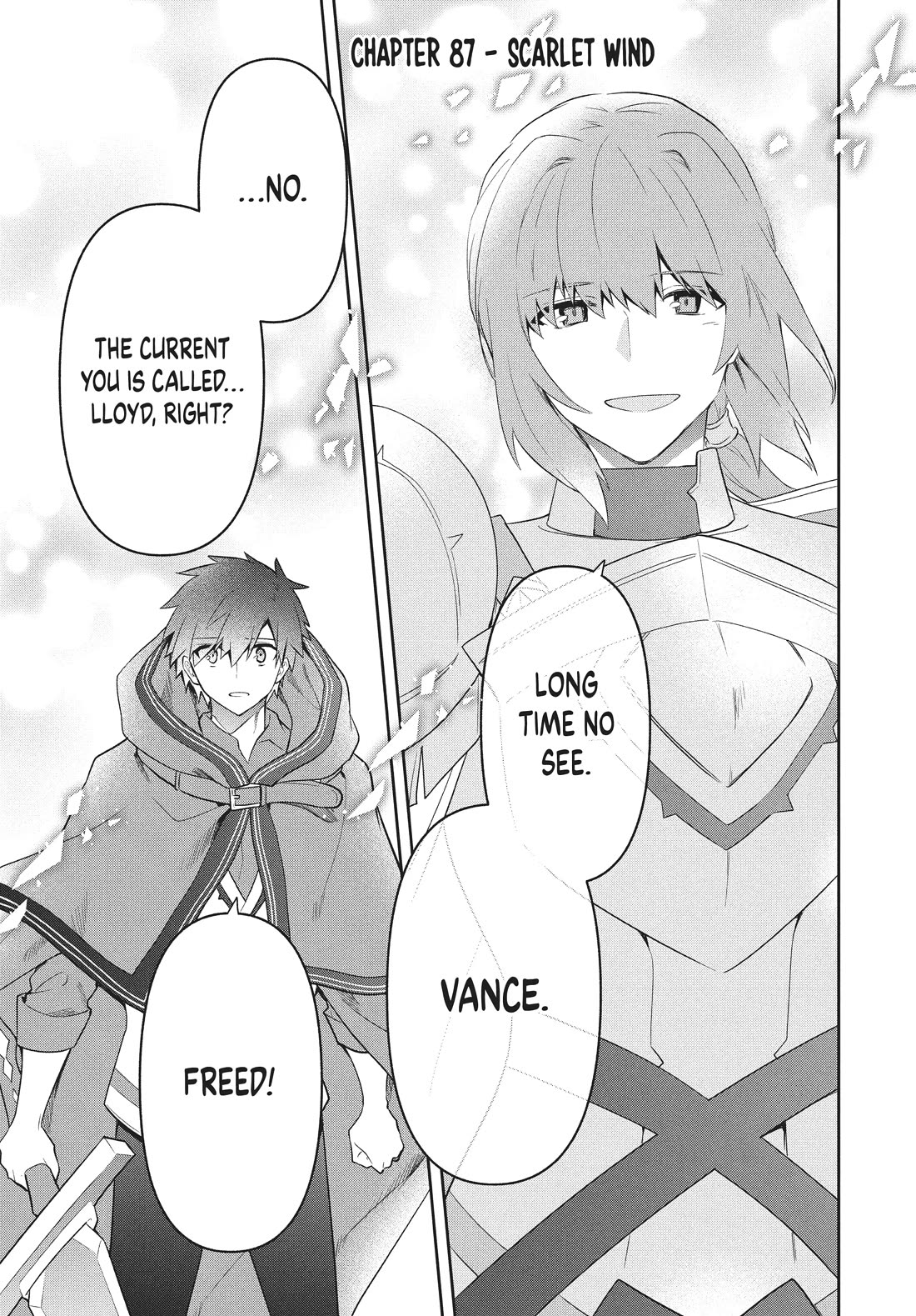 Rokuhime wa Kami Goe ni Koi ni Suru chapter 87 page 1